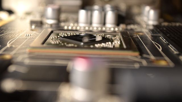 GPU die exposed on a graphics card — ZKsync's Airbender Prime real-time Ethereum proving on a single GPU