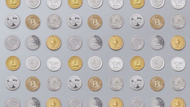 A pattern of cryptocurrency coins — Sei's Giga upgrade rolling out on mainnet under the $0.0517 ceiling
