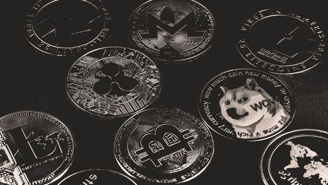 A collection of cryptocurrency coins — the Aero merger audits finishing ahead of its September launch window