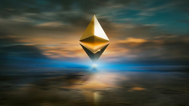 Ethereum mining and AI automation concept
