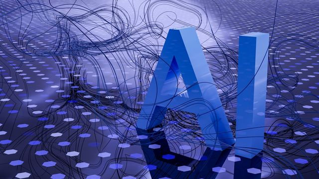 Abstract artificial intelligence network visualization — Bittensor TAO weekly technical analysis