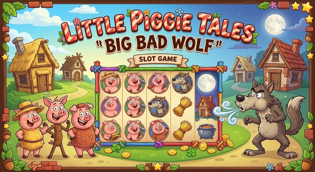 Little Piggie Tales: Big Bad Wolf slot game